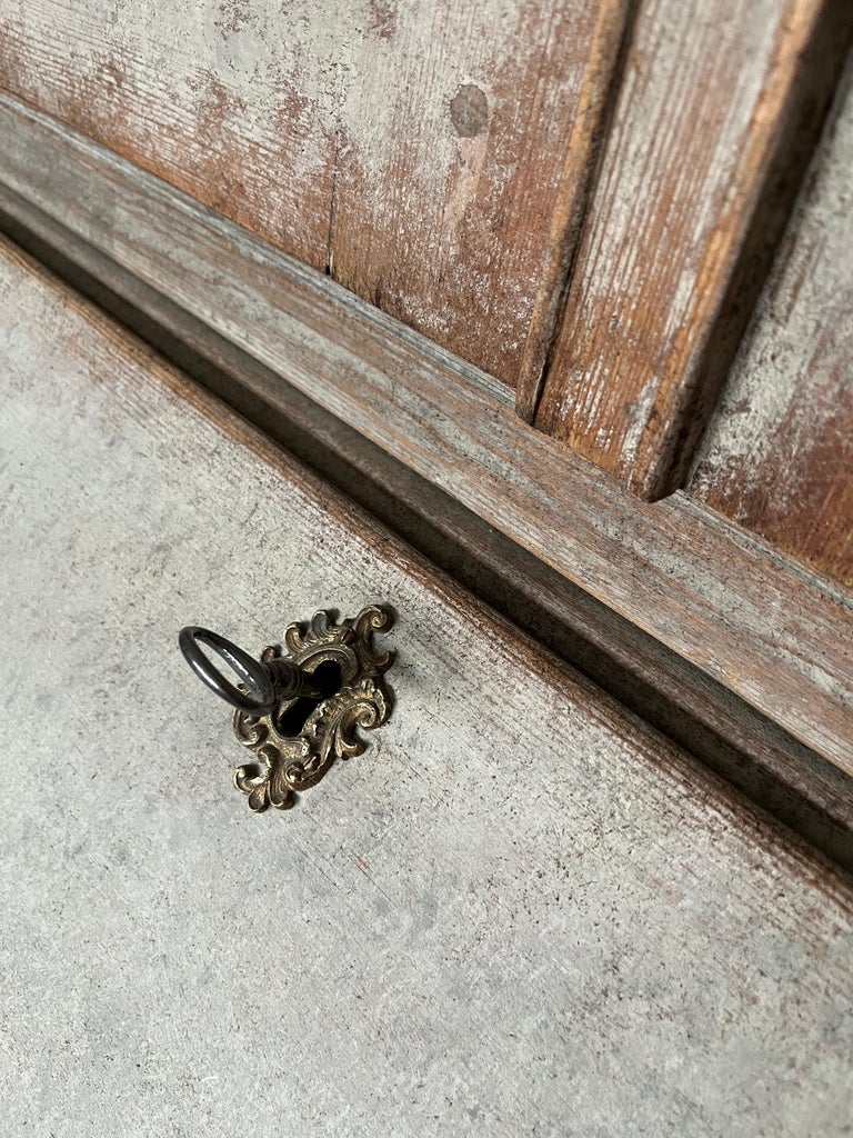 Antique Swedish Cupboard (19th Century, Pine, Painted, Two pieces) - Image 10