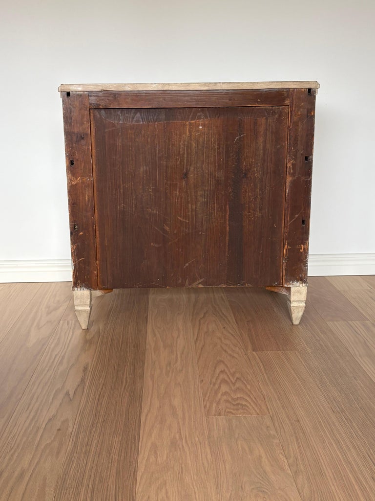 Smal Swedish Chest of Drawers (19th Century, Gustavian-Style, Painted) - Image 11